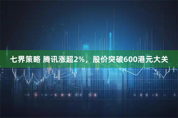 七界策略 腾讯涨超2%，股价突破600港元大关